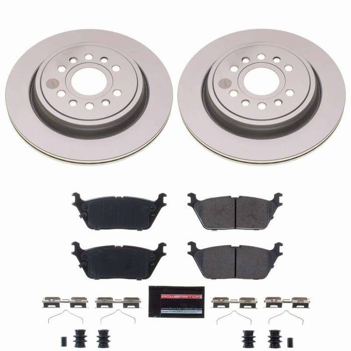 Power Stop 22-25 Jeep Grand Wagoneer Rear Z23 Coated Brake Kit