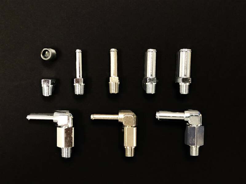 GReddy Male 1/8BSPT to Female 1/8NPT Aluminum Sensor Adapter