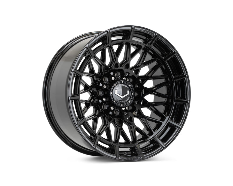 Vossen HFX-3 22x10 - 8x170 - ET18 - Super Deep Face - 125.1 - Gloss Black Wheel