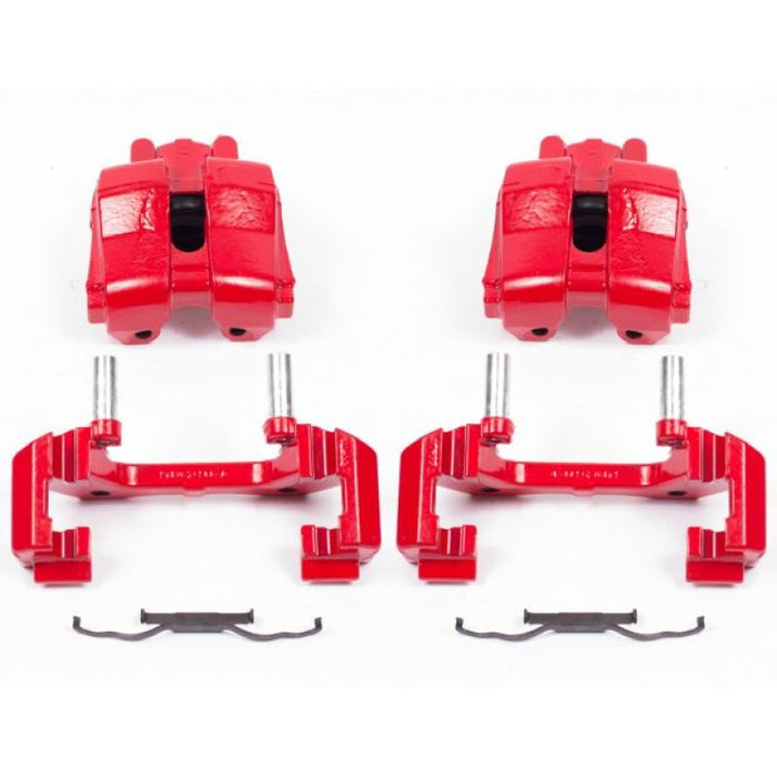 Power Stop 09-12 Ford Escape Front Red Calipers w/Brackets - Pair