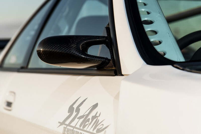GReddy Nissan R34 Skyline Garage Active Group A Type Dry Carbon Side Mirrors - Set