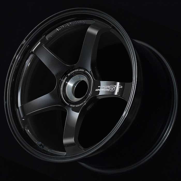Advan GT for Porsche 19x12.0 / +47 Offset / CL-CL / Racing Titanium Black