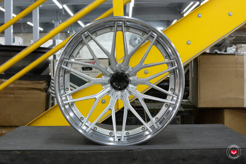Vossen VPS-3 21x9.5 - Brushed Gloss Clear Wheel - (Temerario - Front)