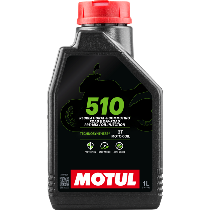 Motul 510 2T Pre-Mix Oil Injection 12X1L