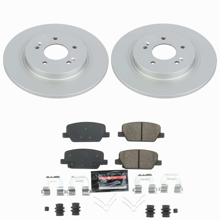 Power Stop 20-25 Hyundai Palisade Rear Z23 Coated Brake Kit