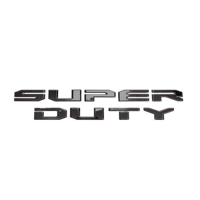 Putco 2023 Ford Super Duty Tailgate Letter (Black Platinum)