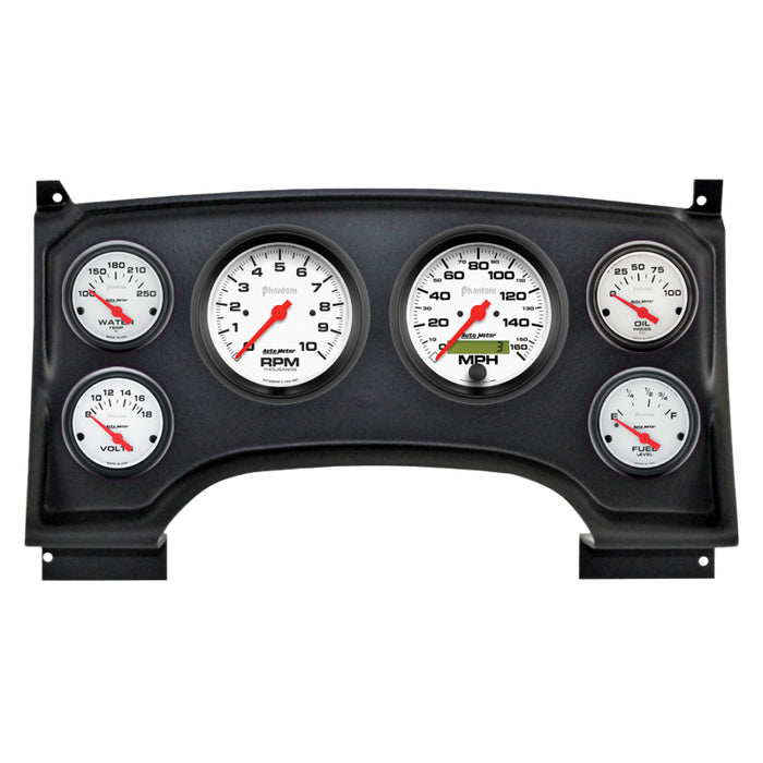 Autometer Phantom Direct Fit Dash Kit 94-97 Chevy S10 Truck (2 x 3-3/8in. / 4 x 2-1/16in.)