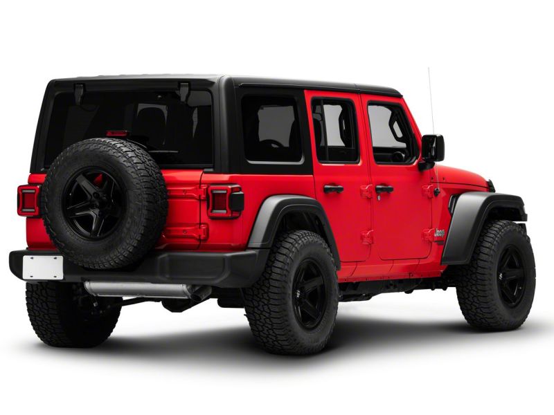 Raxiom 18-23 Jeep Wrangler JL Horizon LED Tail Lights- Black Housing- Red Lens