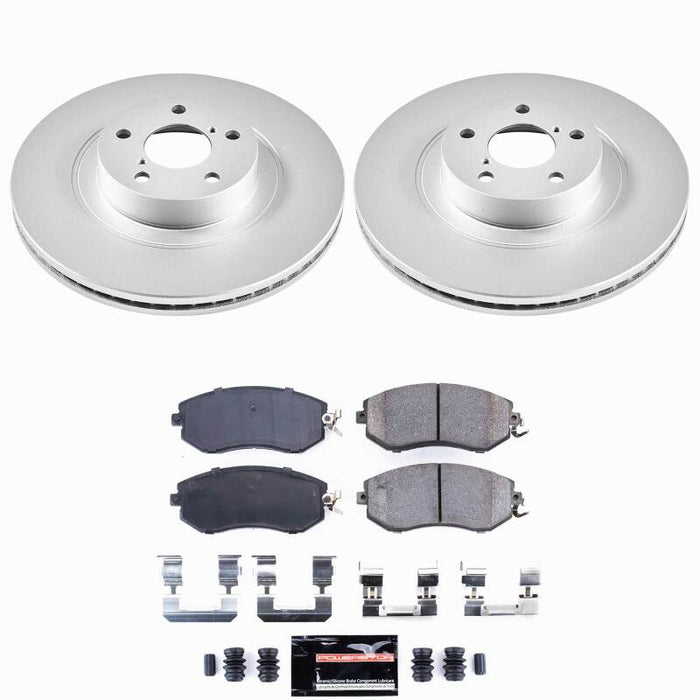 Power Stop 13-16 Scion FR-S Front Z23 Coated Brake Kit