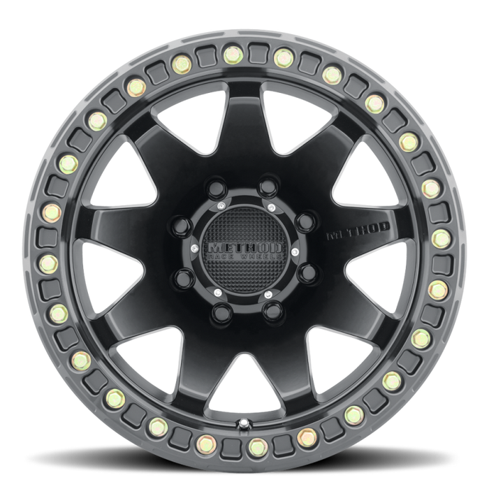 Method MR108 17x9 -44mm Offset 8x170 130.81mm CB Matte Black w/BH-H24 Wheel