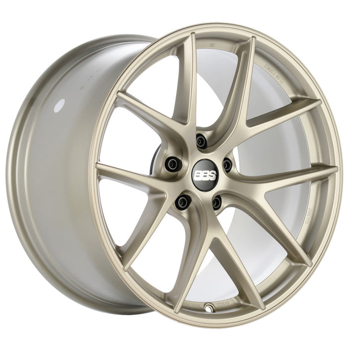 BBS Unlimited CI-R 19x9.5 ET29 (Face 3) Satin White-Gold Wheel