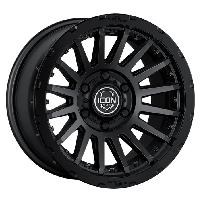 ICON Alloys Recon Pro Satin Black - 18 X 9 - 8 X 170- 6MM 65.25n BS