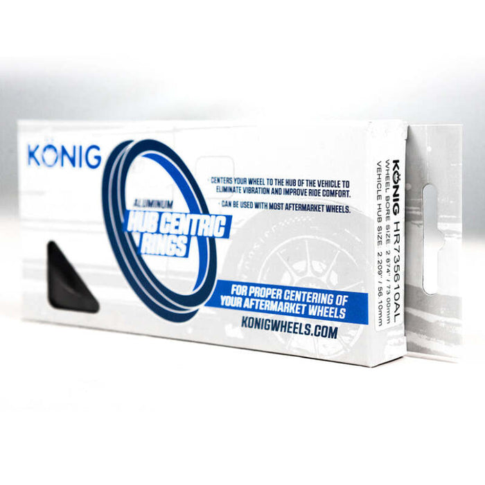Konig Aluminum Hub Ring Set (4pcs) - 73.1mm O.D. / 56.1mm I.D.
