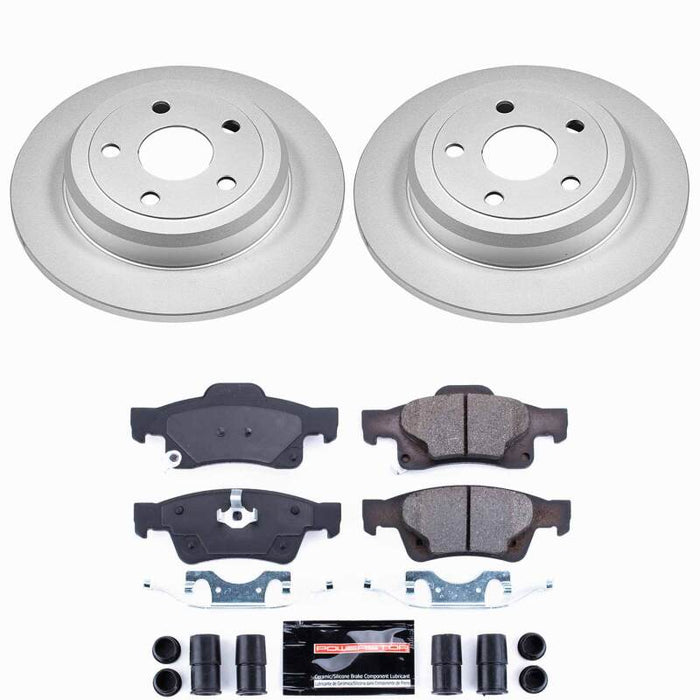 Power Stop 11-20 Dodge Durango Rear Z23 Coated Brake Kit
