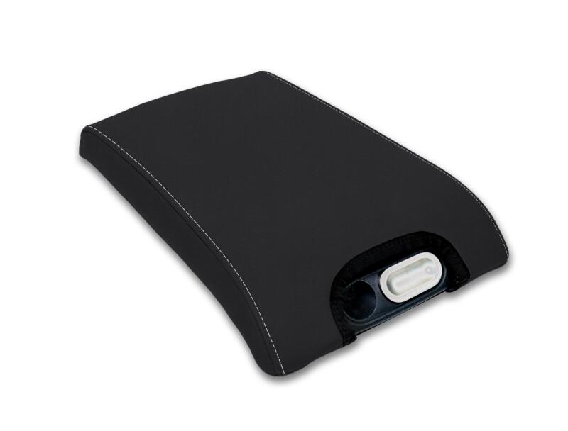 PRP 10-14 Ford Raptor  Center Console Cover- Black with Silver Stitch