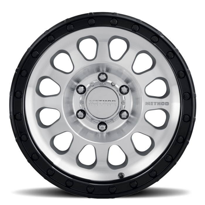 Method MR315 18x9 +18mm Offset 8x6.5 130.81mm CB Machined Wheel - Gloss Black Lip
