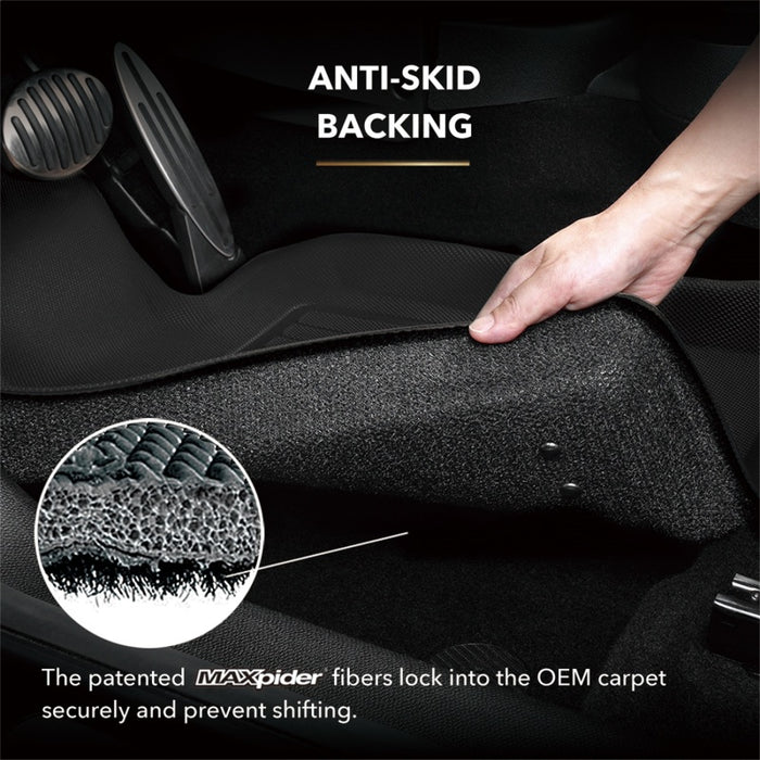 3D MAXpider 14-19 Toyota Corolla Kagu Black Full Set
