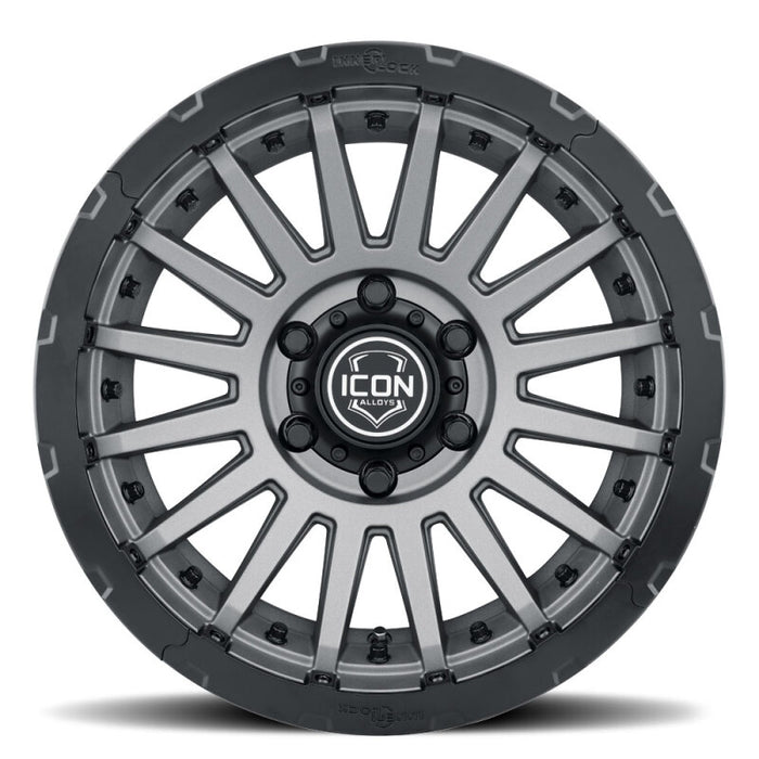 ICON Alloys Recon Pro Satin Charcoal- 18 X 9 - 6 X 135 - 6MM 5.25in BS