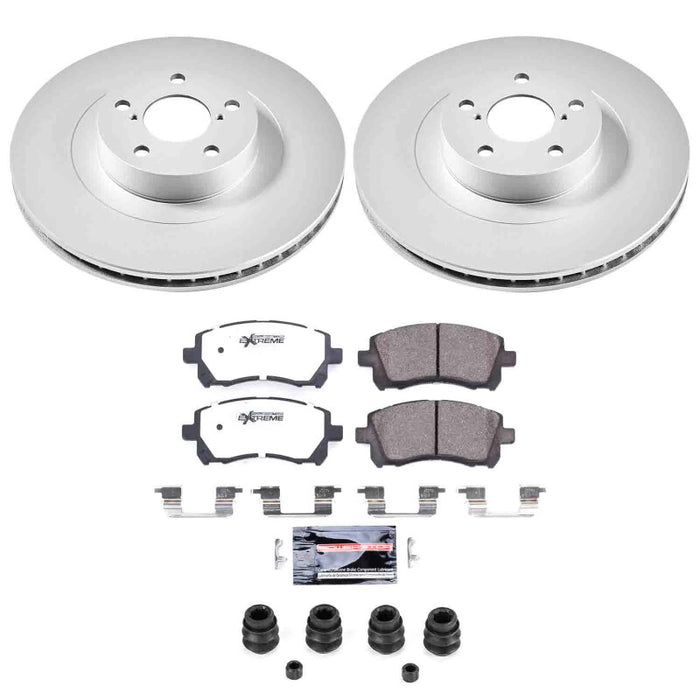 Power Stop 2002 Subaru Impreza Front Z26 Coated Brake Kit