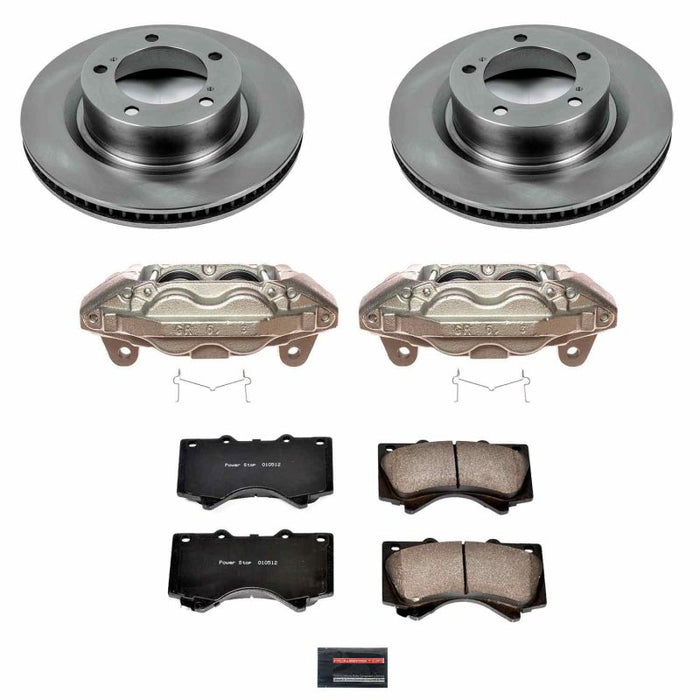 Power Stop 15-21 Toyota Tundra Front Autospecialty Kit w/Cals