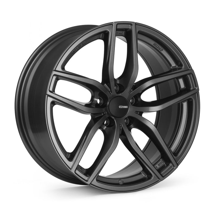 Enkei Tune 18x8 / 5x114.3 BP / ET35 / 72.6mm Bore - Gloss Gunmetal Wheel
