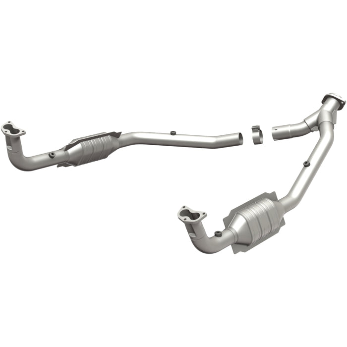 MagnaFlow DF Cat. Conv 97 Land Rover Defender 90 4.0L Y-Pipe Assy / 96-99 Discovery 4.0L Y-Pipe Assy