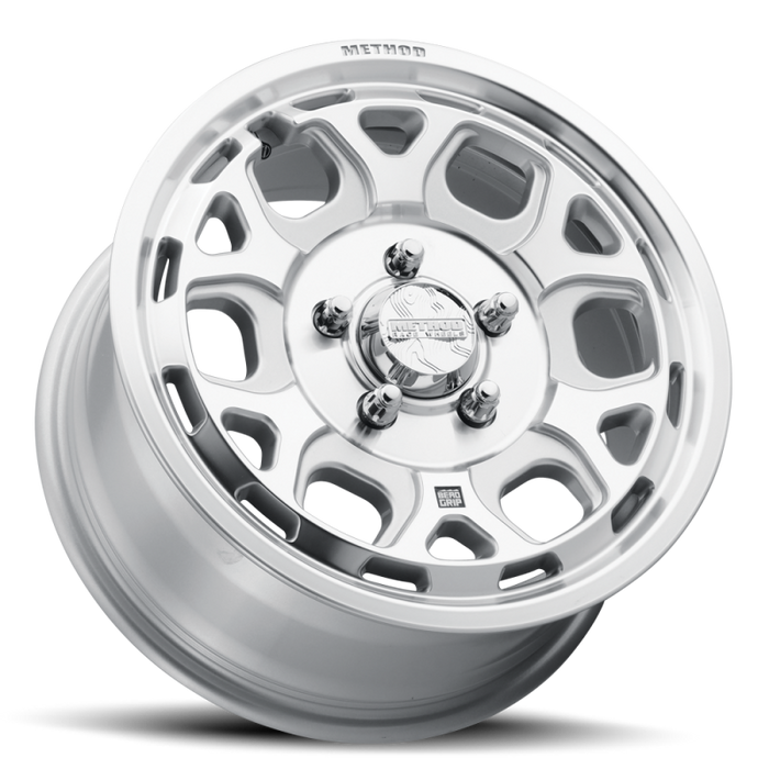 Method MR416 Bead Grip 15x7 / 6x5.5 / 74mm Offset / 78.30mm CB - Machined Clear Coat Wheel