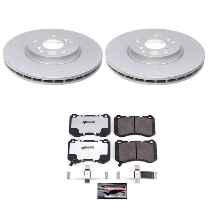 Power Stop 04-08 Acura TL Front Z26 Coated Brake Kit