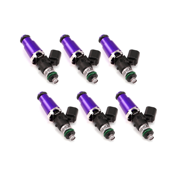 Injector Dynamics 1750-XDS - Audi/VW VR6 Models 12V Inj (Set of 6) 14mm Grey Adap Top and Sil Bot