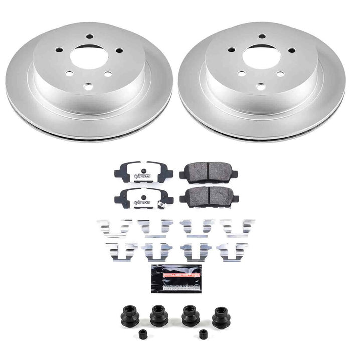 Power Stop 03-08 Infiniti FX35 Rear Z26 Coated Brake Kit