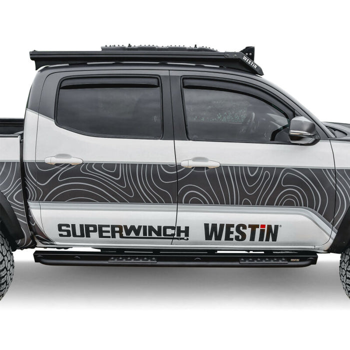 Westin 05-23 Toyota Tacoma Rock Slider - Textured Black