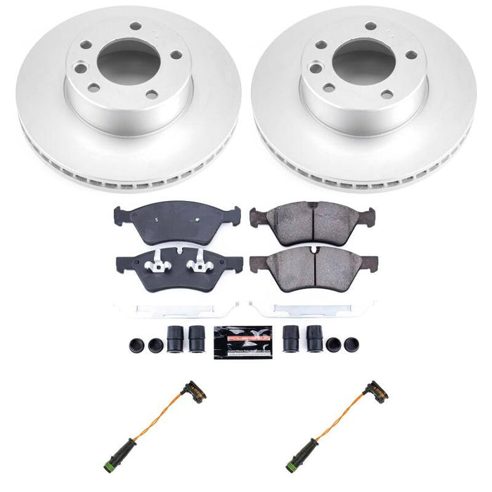 Power Stop 05-10 Mercedes-Benz G55 AMG Front Z23 Coated Brake Kit