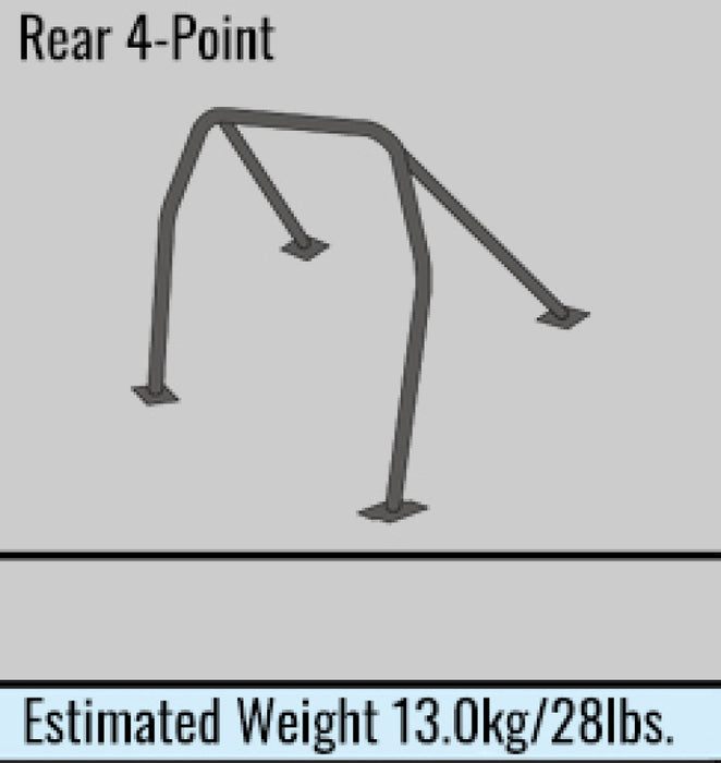 Cusco Safety 21 2-Pssgr 4-PT Roll Cage Nissan Skyline R33 - (S/O-No Cancel)
