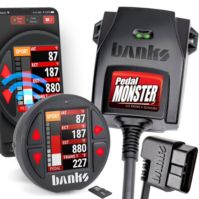 Banks Power Pedal Monster Kit Molex MX64 6-Way CONFIG 2 PM-03 w/iDash Data Pro 06-07 Chevy