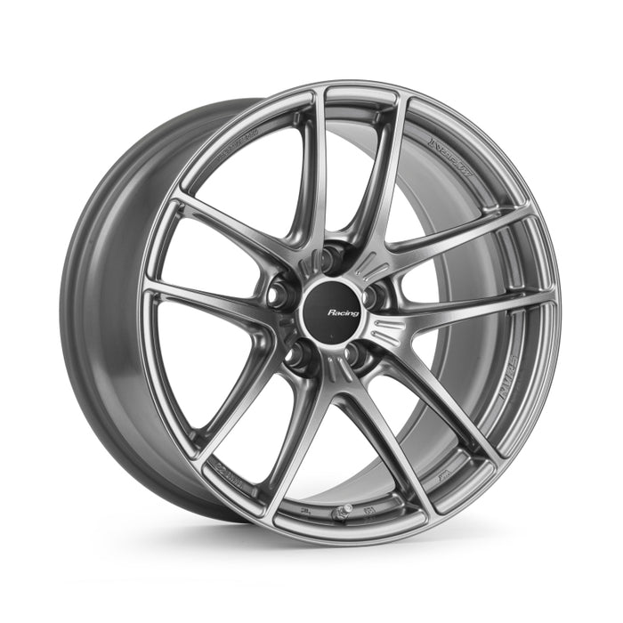 Enkei NVR5 18x8in / 5x112 BP / ET45 / 66.5mm Bore - Dark Hyper Silver Wheel
