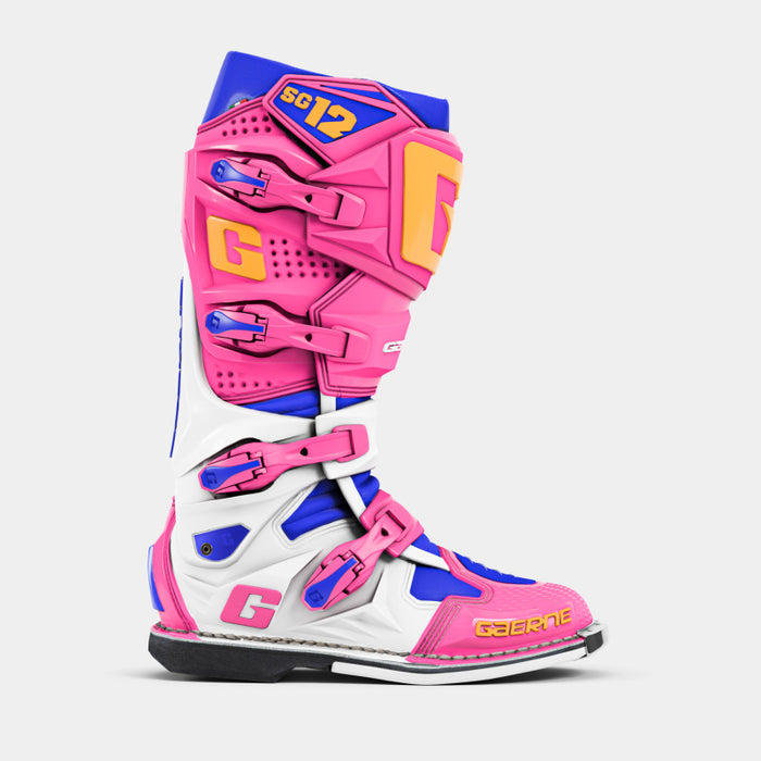 Gaerne SG12 Limited Edition Shockwave MX Multi Color Size 9.5
