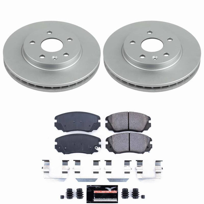 Power Stop 12-16 Buick LaCrosse Front Z23 Coated Brake Kit