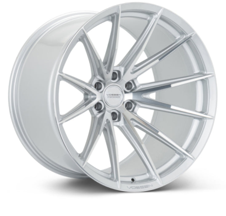 Vossen HFX-2 19x9.5 - 5x114.3 - ET38 - Deep Face - 73.1 - Silver Polished Wheel