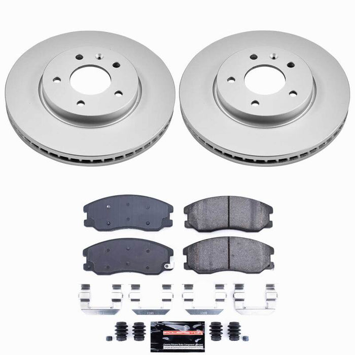 Power Stop 12-15 Chevrolet Captiva Sport Front Z23 Coated Brake Kit
