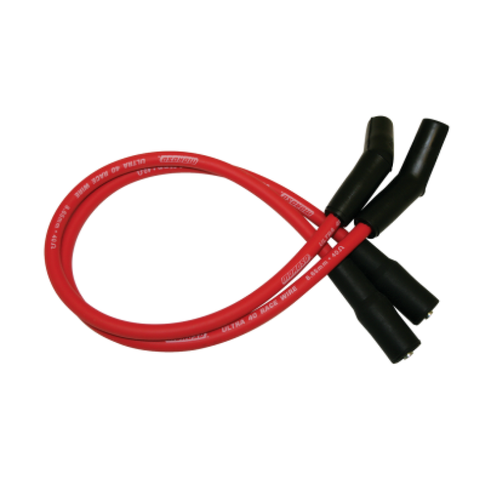 Moroso 99-08 Harley-Davidson FLT/FLHT/FLHR/FLTR Ultra 40 Wire Set - Red