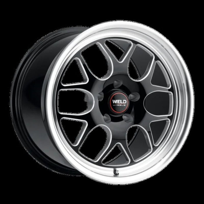 Weld Solana Drag 20x10.5 / 5x127 BP / ET38 / 71.5mm Bore - Gloss Black MIL DIA Wheel