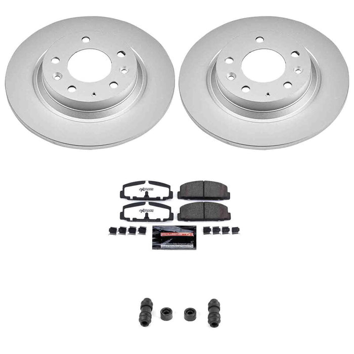 Power Stop 03-05 Mazda 6 Rear Z26 Coated Brake Kit