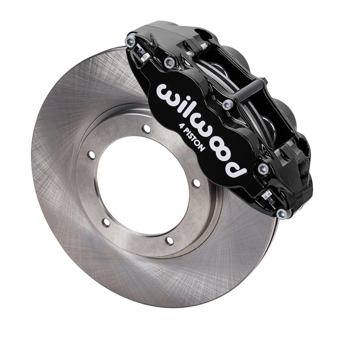 Wilwood kit front FNSL4R PORS 911 1984- 89 3.5 MT 11.10X.95 rotor black W/LINES