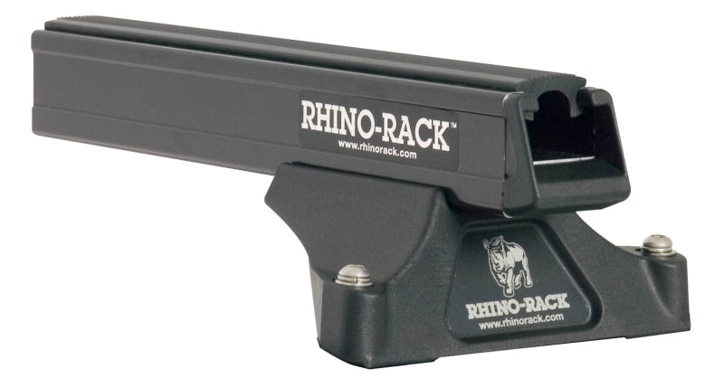 Rhino-Rack 14-21 Ford Transit 2 Door Wagon Heavy Duty RLTP 4 Bar Roof Rack - Black