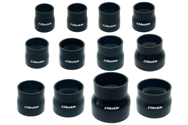 GReddy 60-80mm Silicone Reducer Hose - Black
