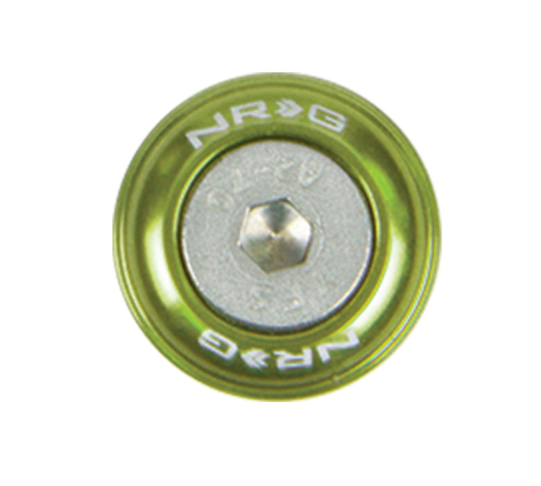 NRG Fender Washer Kit w/ Rivets For Plastic (Chrome Gold) - Set of 10