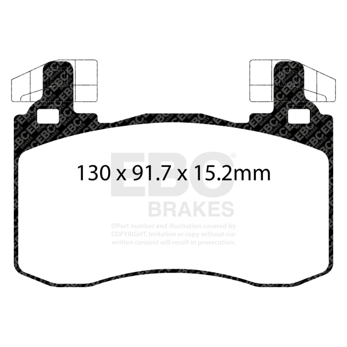 EBC 2019+ Genesis G70 2.0T (Brembo) Yellowstuff Front Brake Pads
