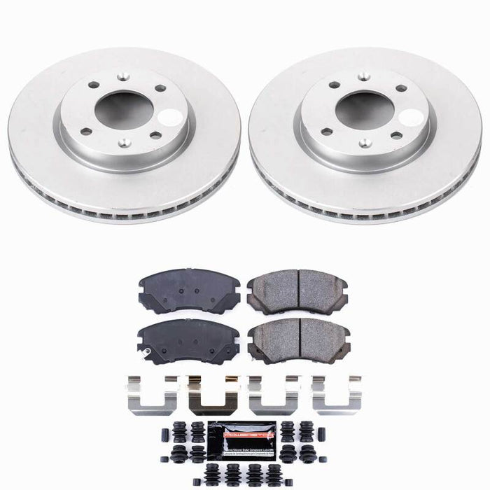 Power Stop 03-05 Hyundai Sonata Front Z23 Coated Brake Kit