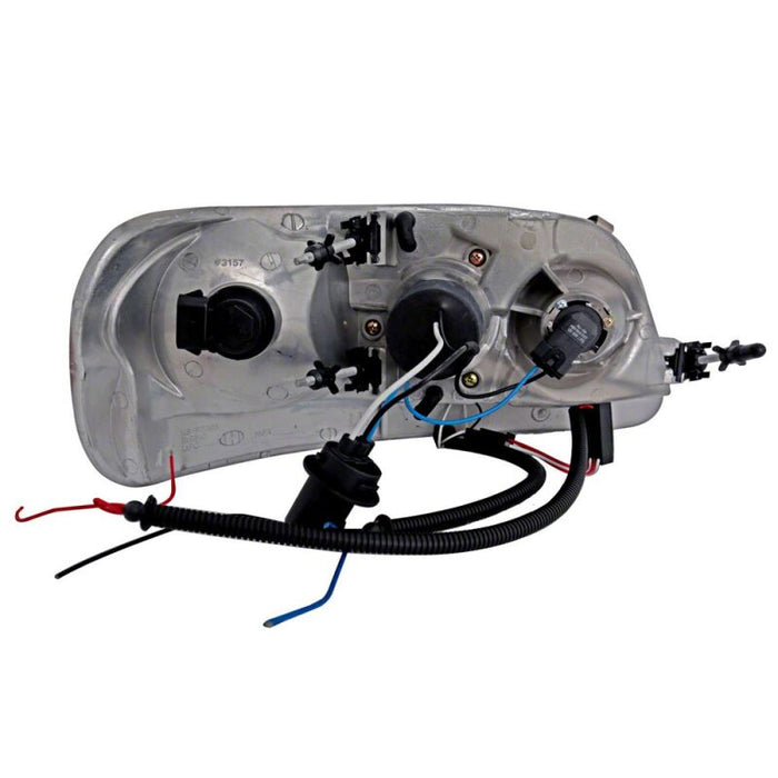 Raxiom 97-03 Ford F-150 LED Halo Projector Headlights- Black Housing- Clear Lens