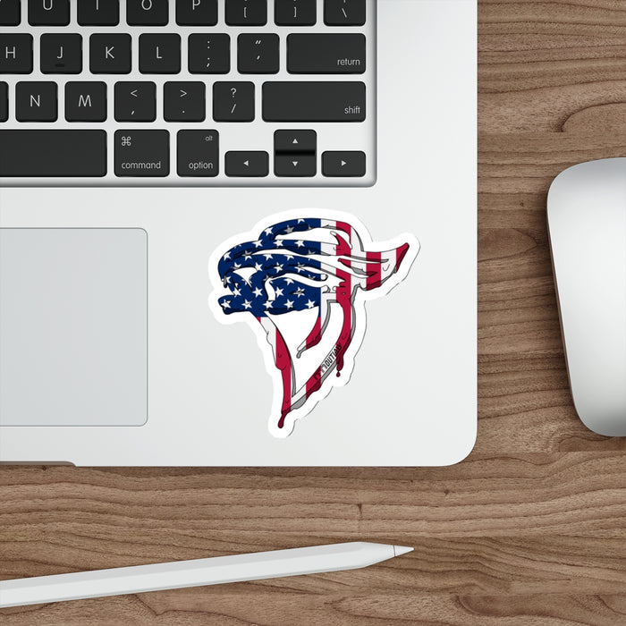 Outlaw Patriotic Drip Die-Cut Sticker